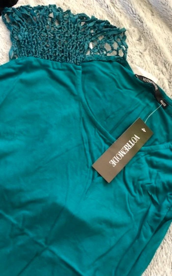 Tee-shirt à mancherons T46/48 - photo numéro 3