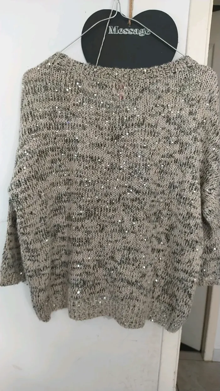 Superbe pull brillant et sequins Only S - photo numéro 5
