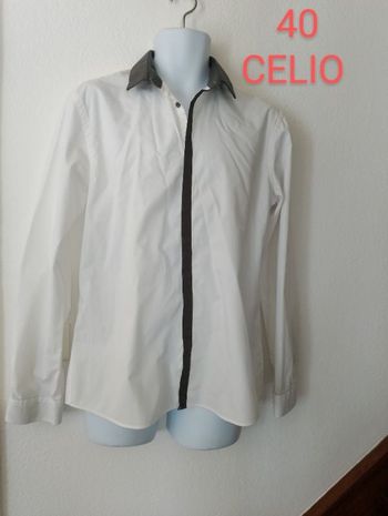 Chemise manches longues CELIO homme 40