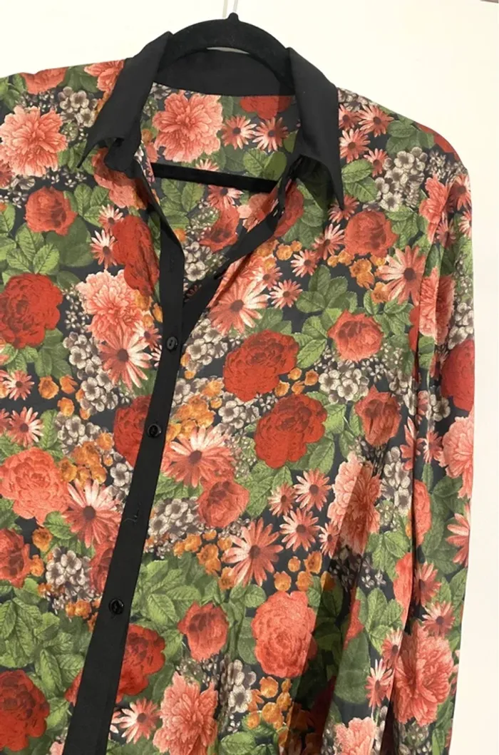 Chemise Fluide A Fleurs - photo numéro 2