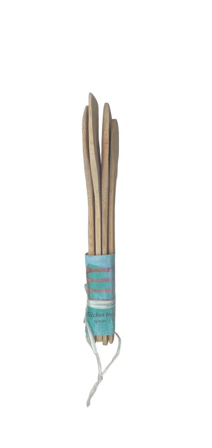 Ensemble ustensiles en bois cuisine 4 pièces Kitchen Tools - photo numéro 4