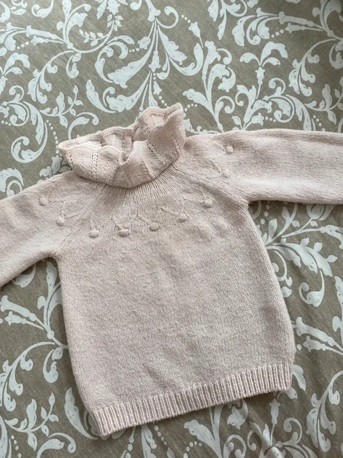 Pull 24 mois rose clair - photo numéro 4