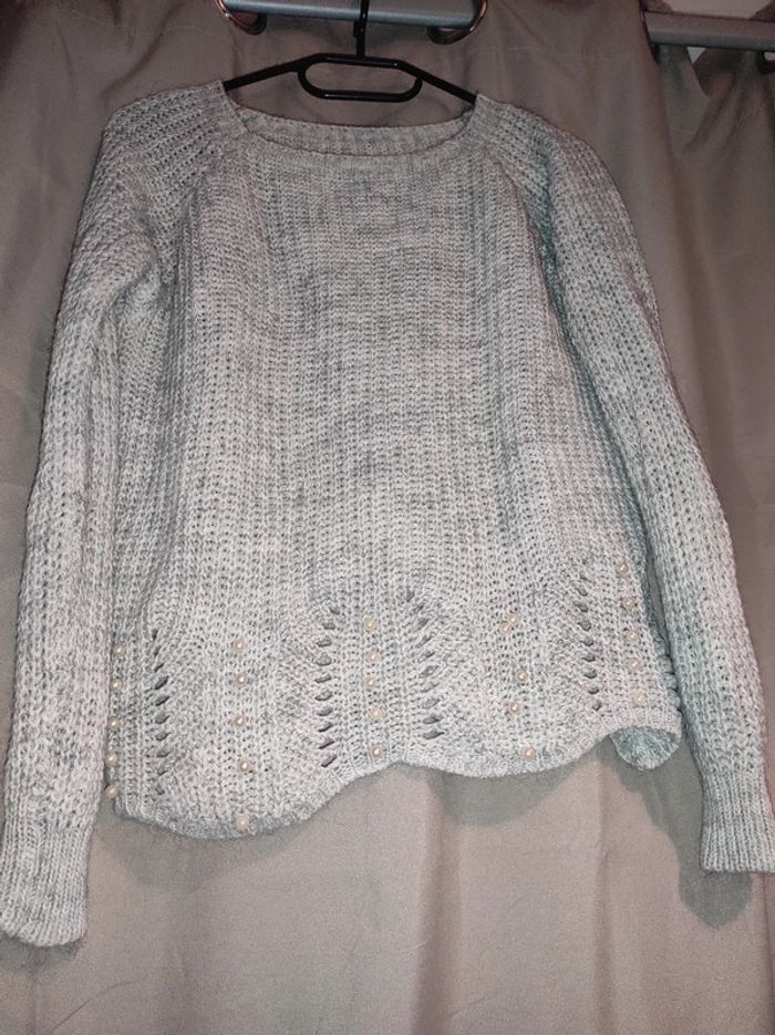 Pull gris neuf sans étiquette - photo numéro 6