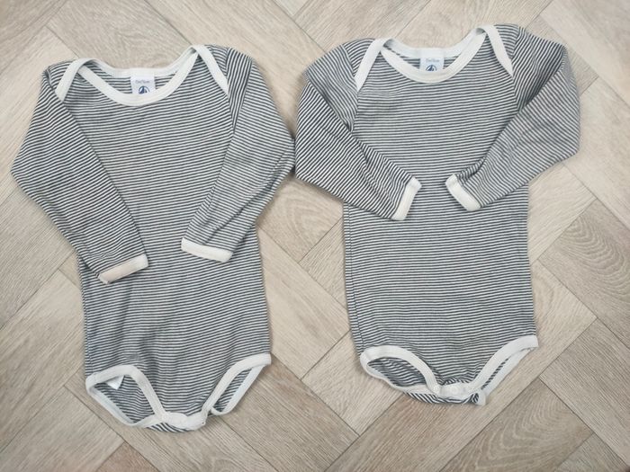 Ensemble bébé garçon rayures 12 mois - photo numéro 3