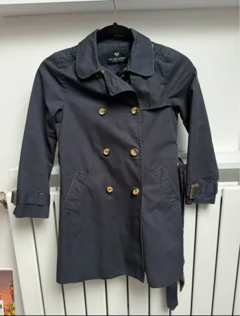 Trench bleu marine Zara fille 7/8 ans