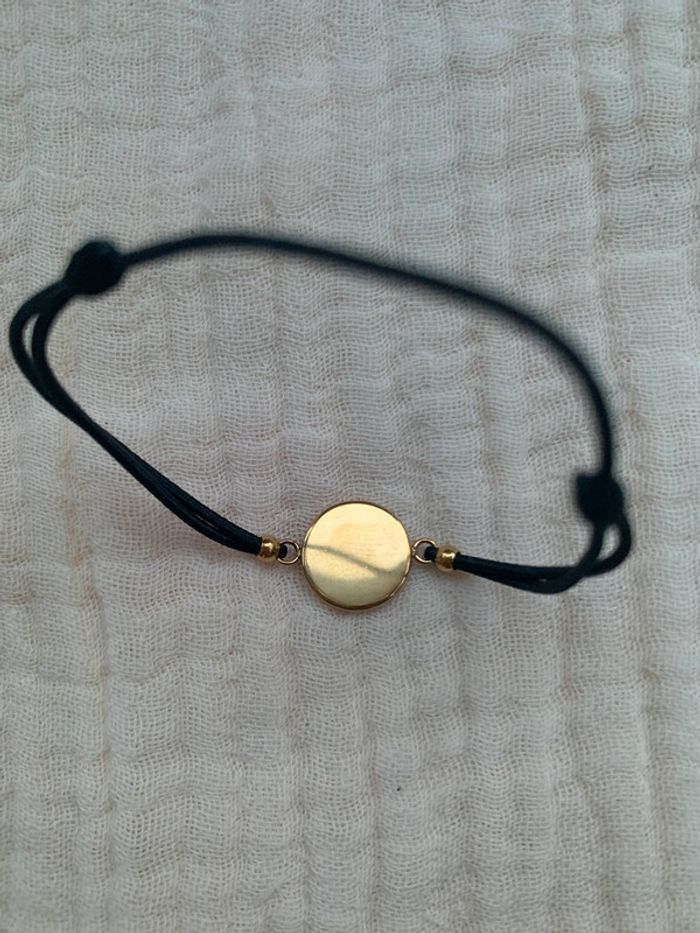 Bracelet noir et doré - photo numéro 3