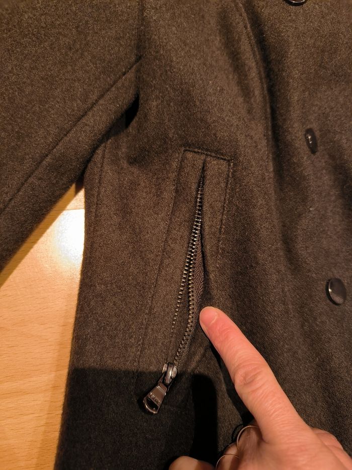 Veste hiver Bershka kaki taille S - photo numéro 4