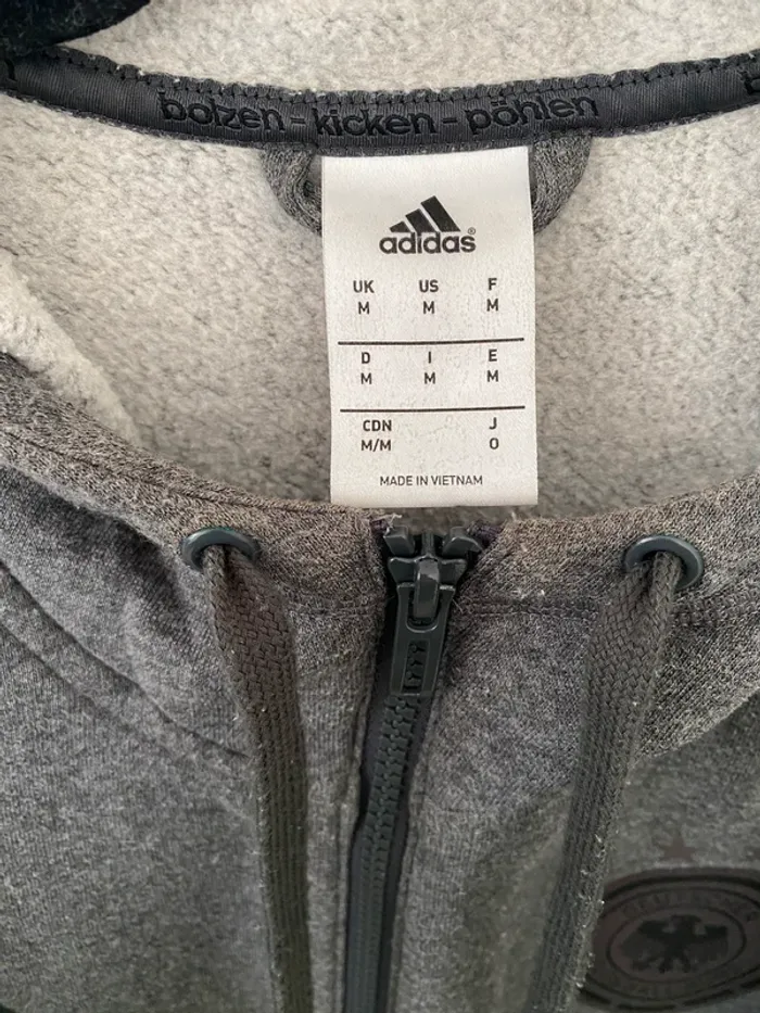 Gilet gris Adidas foot Allemagne - photo numéro 4