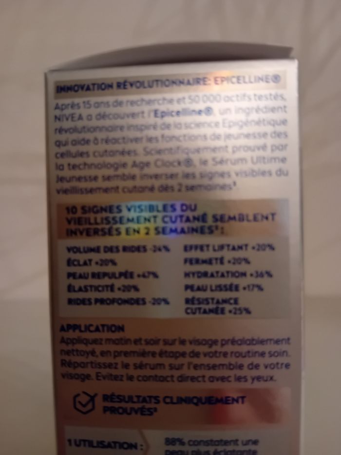 Sérum ultime jeunesse nivéa cellular épigénétics - photo numéro 2