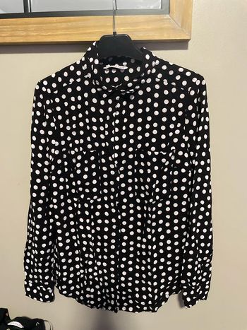 Chemise à pois