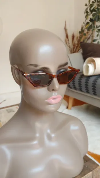 Lunettes de soleil vintage rétro léopard