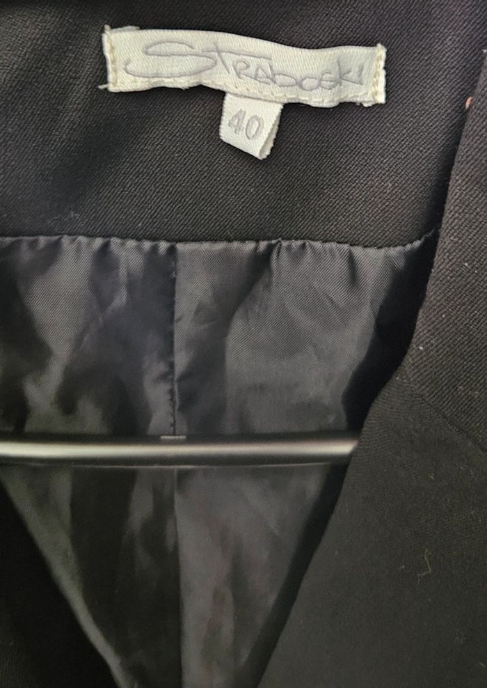 Veste de tailleur noire Straboski taille 40 - photo numéro 6