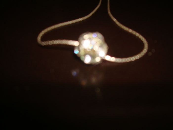 Collier perle strass - photo numéro 2