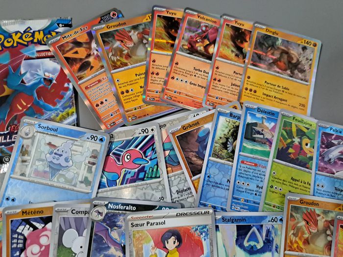 Lot de 91 cartes pokémon ev4 faille paradoxe - photo numéro 2