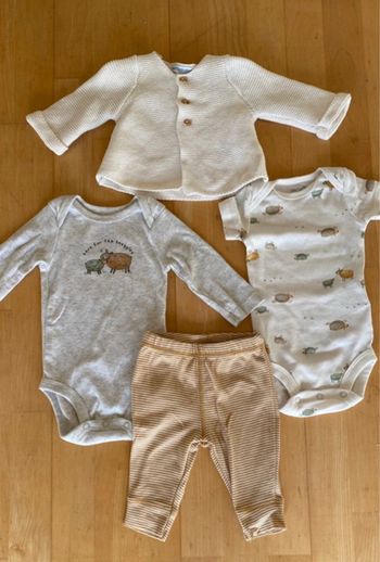 Ensemble bébé jusqu’à 3 mois