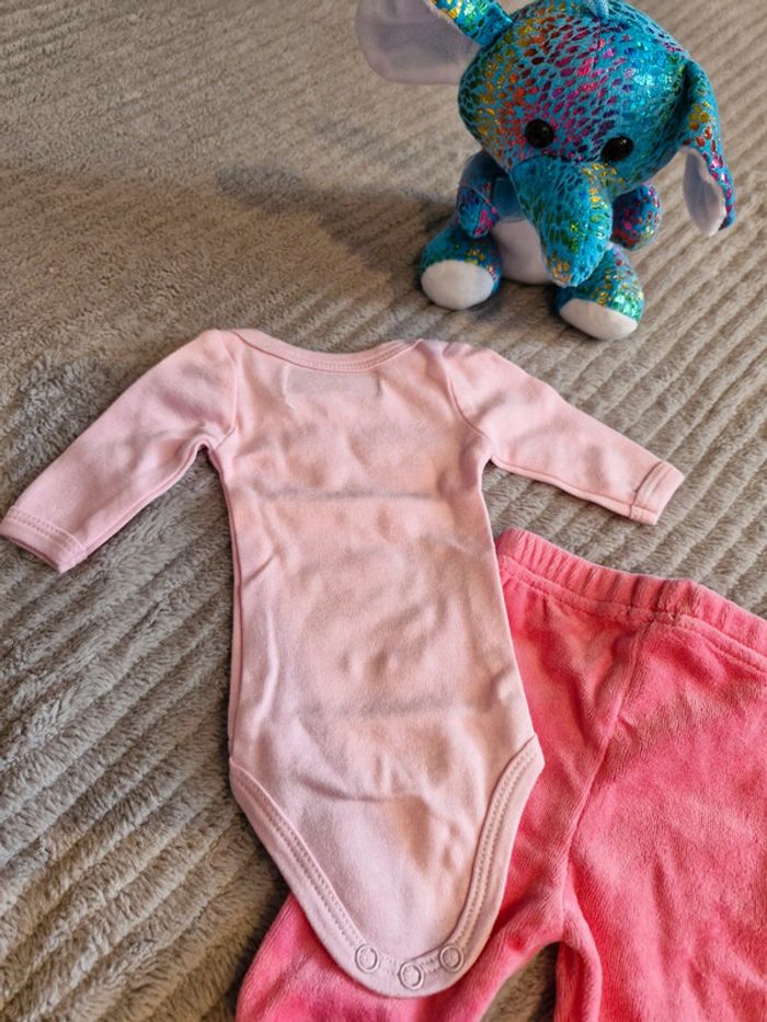 Ensemble body et pantalon velours fille naissance Lee Coopere - photo numéro 7
