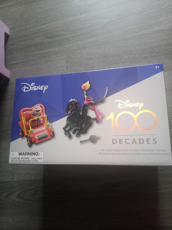 coffret le crapaud et le cavalier disney 100 ans neuf
