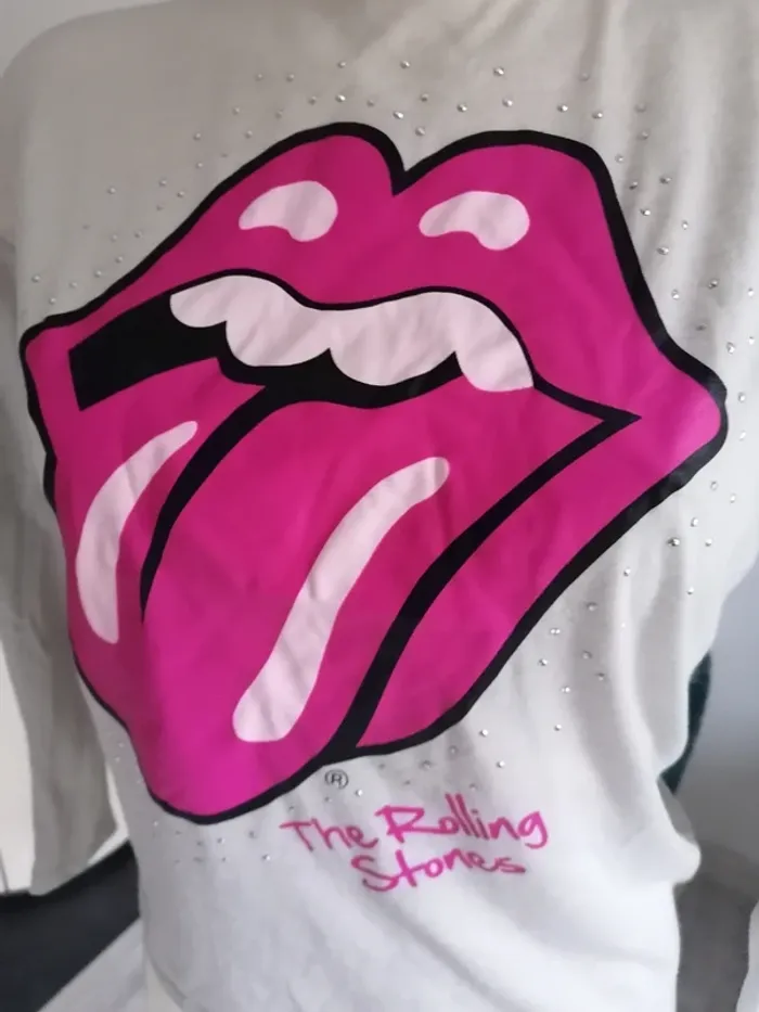 Tee shirt manches longues the rolling stones S - photo numéro 2