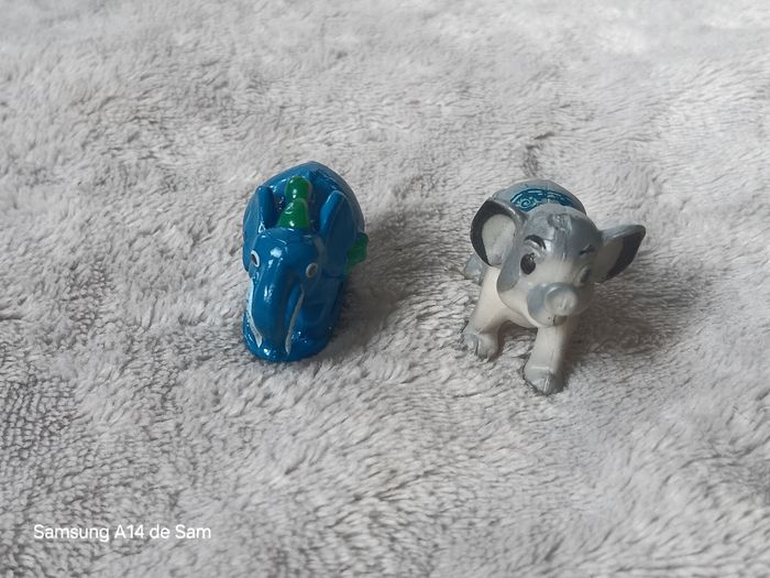 Lot de 2 figurine animaux elephant - photo numéro 2