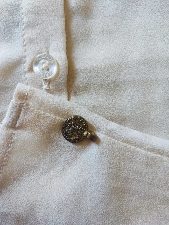 Chemise Scotch and Soda beige claire - photo numéro 5