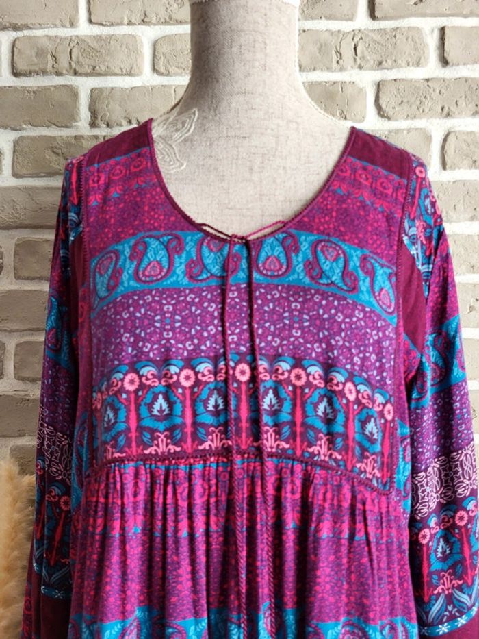 Robe imprimée ethnique Hippie chic- Coline - photo numéro 2