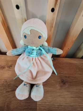 Poupée kaloo Chloé rose et bleue