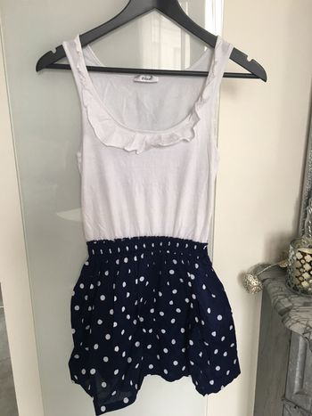 Mini robe d’été Etam à pois S 36