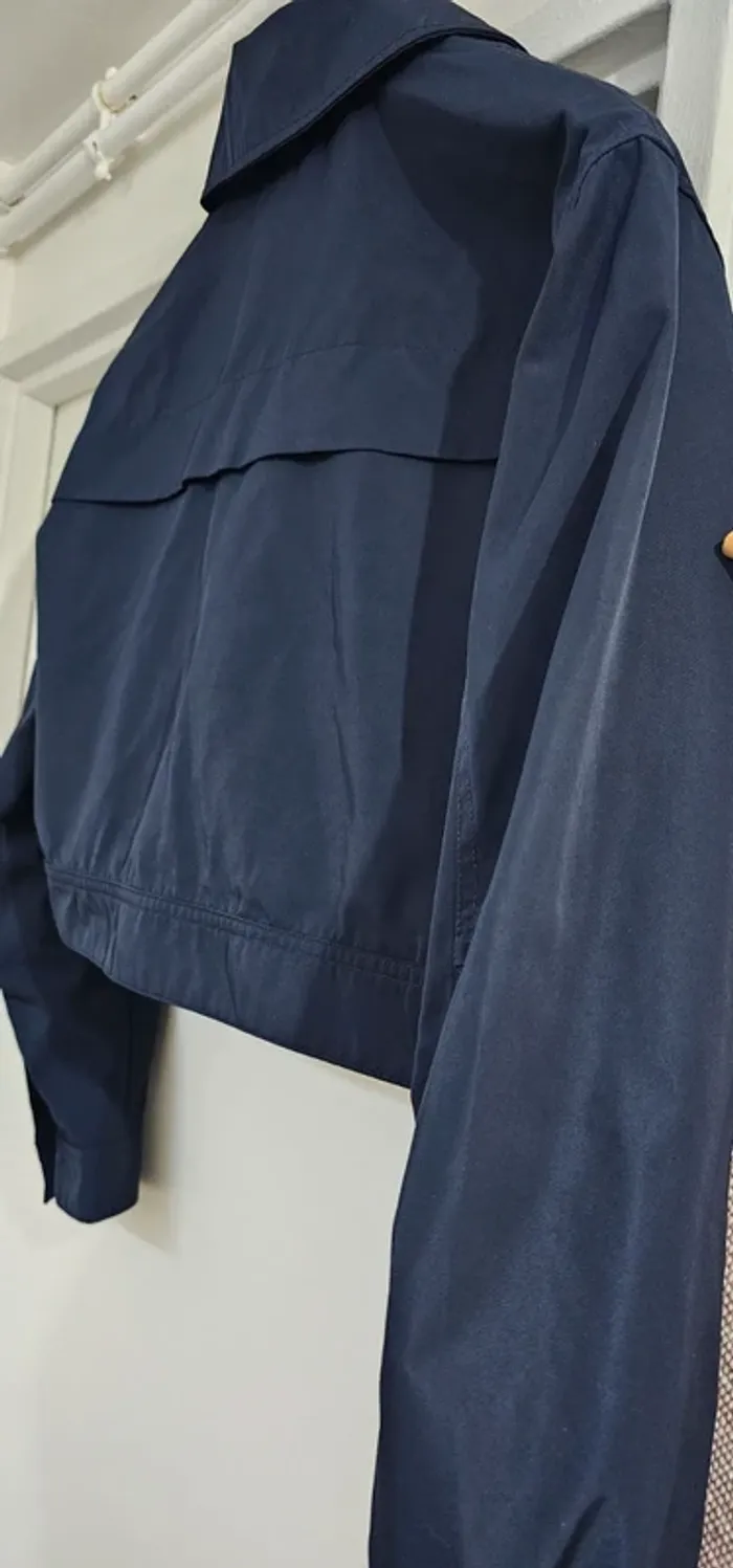 Bomber Court Imper Parka Trench Déperlant Aigle Taille 36 - photo numéro 8