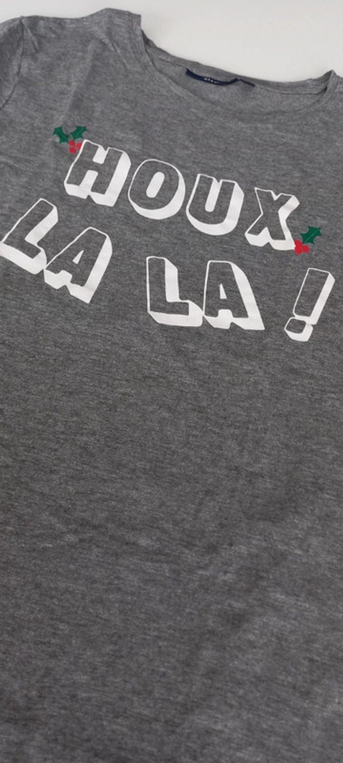 Tee-shirt gris manches courtes femme 🚺 - photo numéro 2