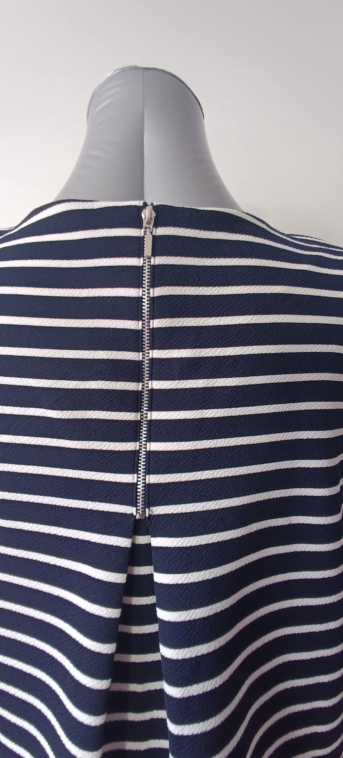 Blouse T-shirt Haut Top marinière manches 3/4 Taille 3 - photo numéro 4