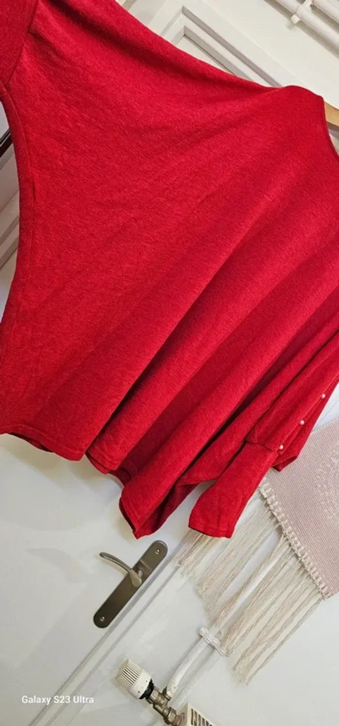 Pull Chauve-souris Long Évasé Taille L/XL - photo numéro 2