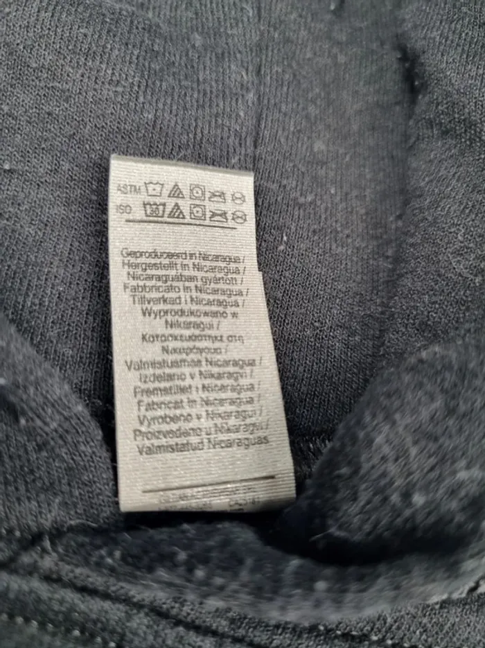 Pull à capuche noir “Hanover Baseball”,  M Hommes - photo numéro 5
