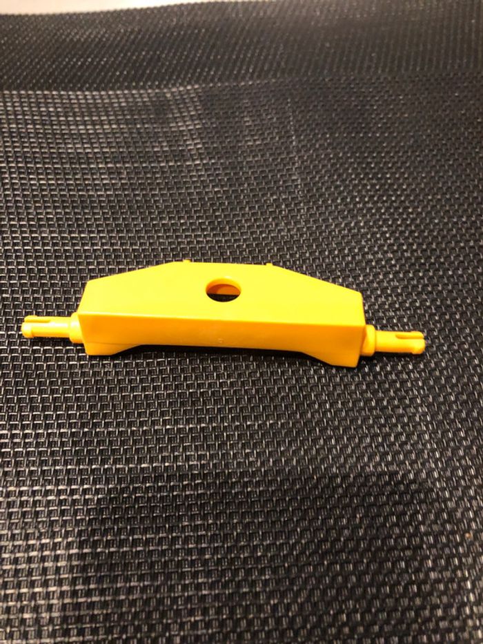 Playmobil essieu avant fixation attelage jaune pour chariot carriole 3117 - photo numéro 4