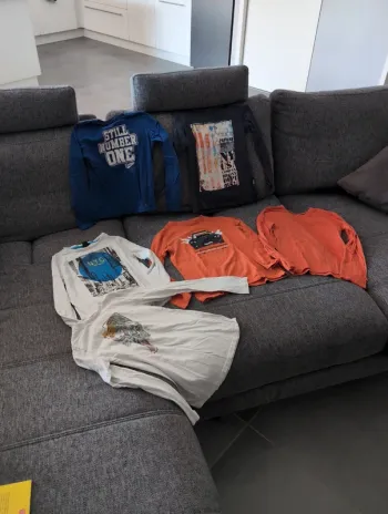 Lot de 6 Tee shirt manches longues