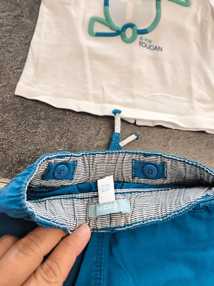 Ensemble 2 pièces garçon 3 mois obaibi - photo numéro 8