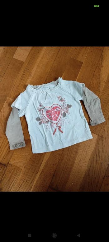 T-shirt manches longues 3 ans Vertbaudet