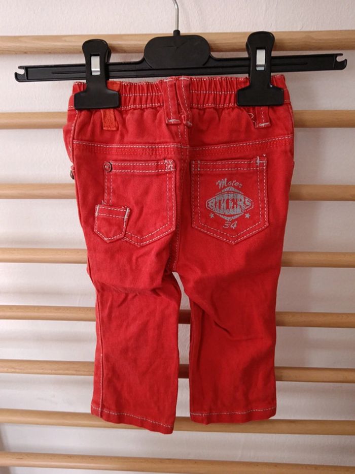 Pantalon premaman rouge biker - photo numéro 3