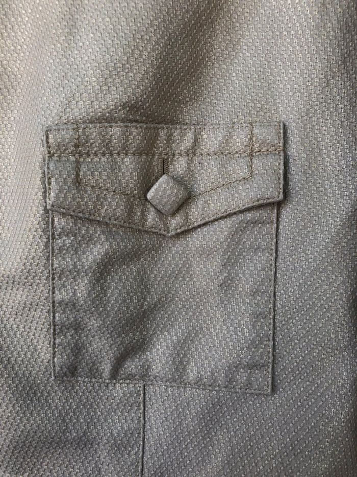 Petite veste blazer Alain manoukian beige irisé - photo numéro 9