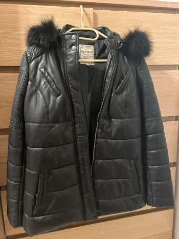 Doudoune Kaporal en cuir