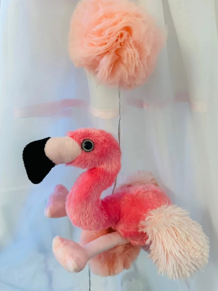 Peluche flamant rose