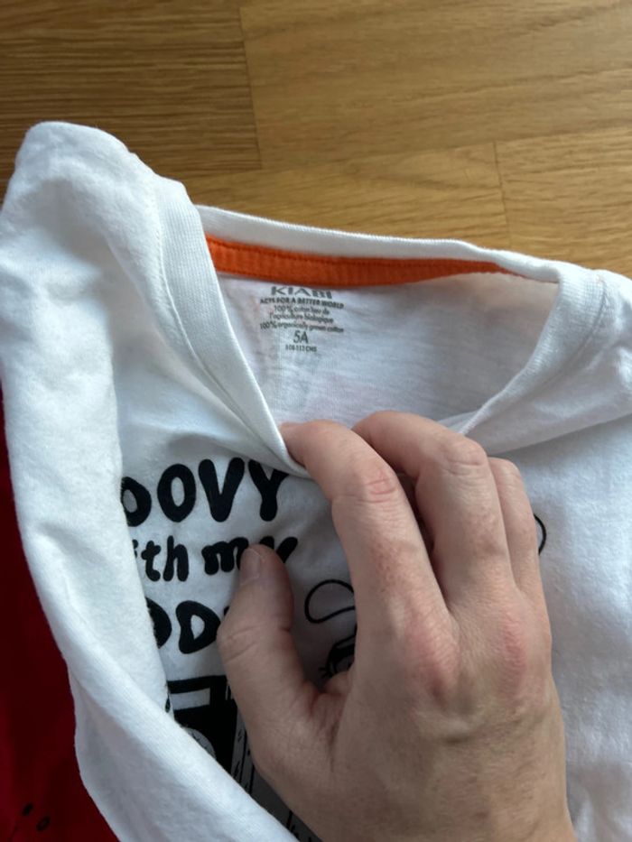 Kiabi - lot de 2 t-shirt manches courtes garçon - 5 ans - photo numéro 4