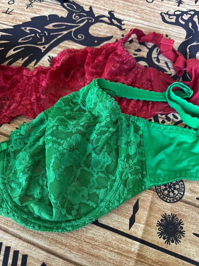 Lot soutien gorge corbeille Darjeeling - photo numéro 2