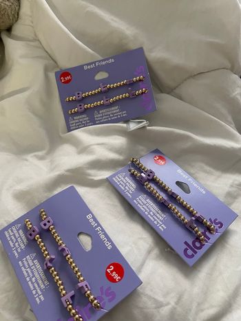 Bracelet claire ´s 5€ l’unité 