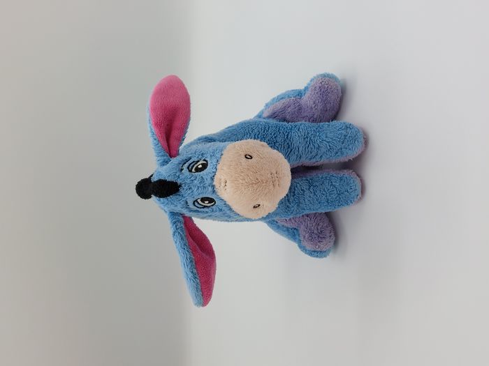 Peluche doudou Bourriquet assis DISNEY NICOTOY SIMBA 20 cm bleu rose mauve