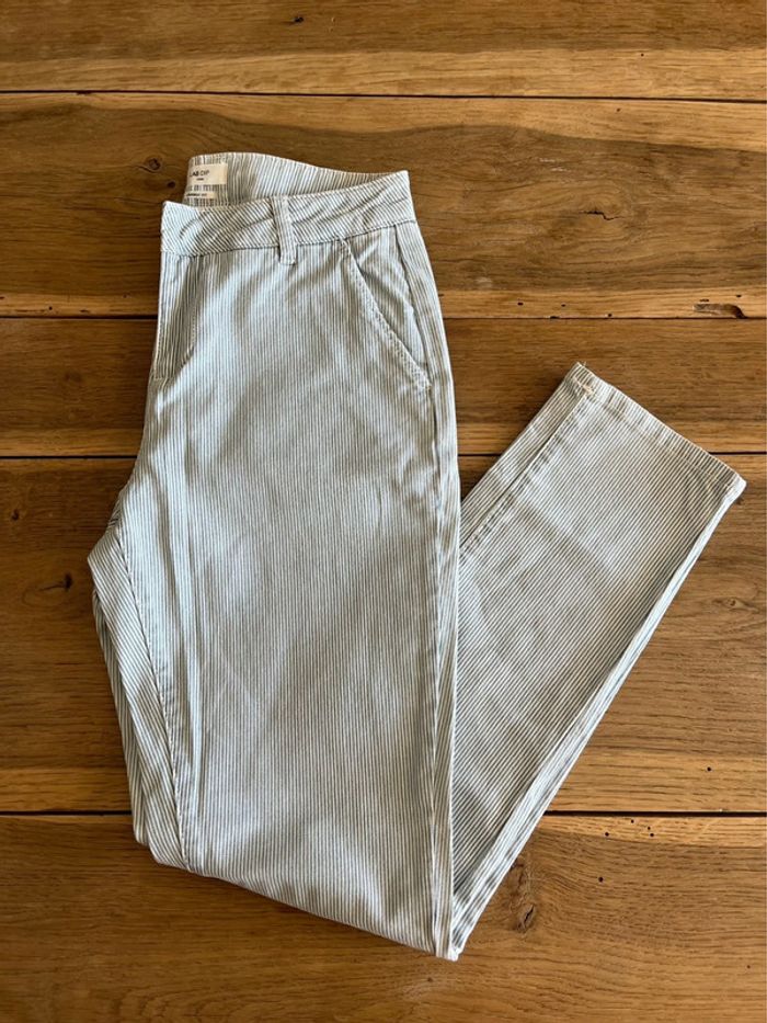 Pantalon carotte rayé Lab Dip - photo numéro 2
