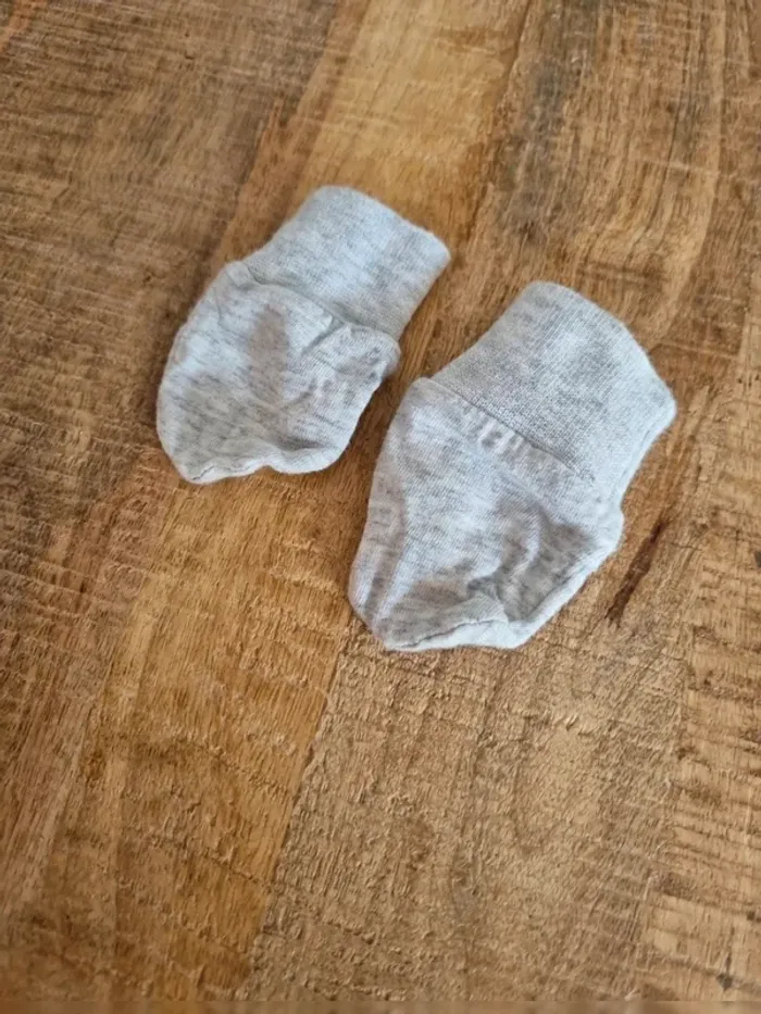 Moufle naissance anti griffure - photo numéro 4