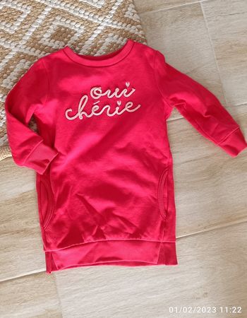 Robe sweat JBC 98 cm