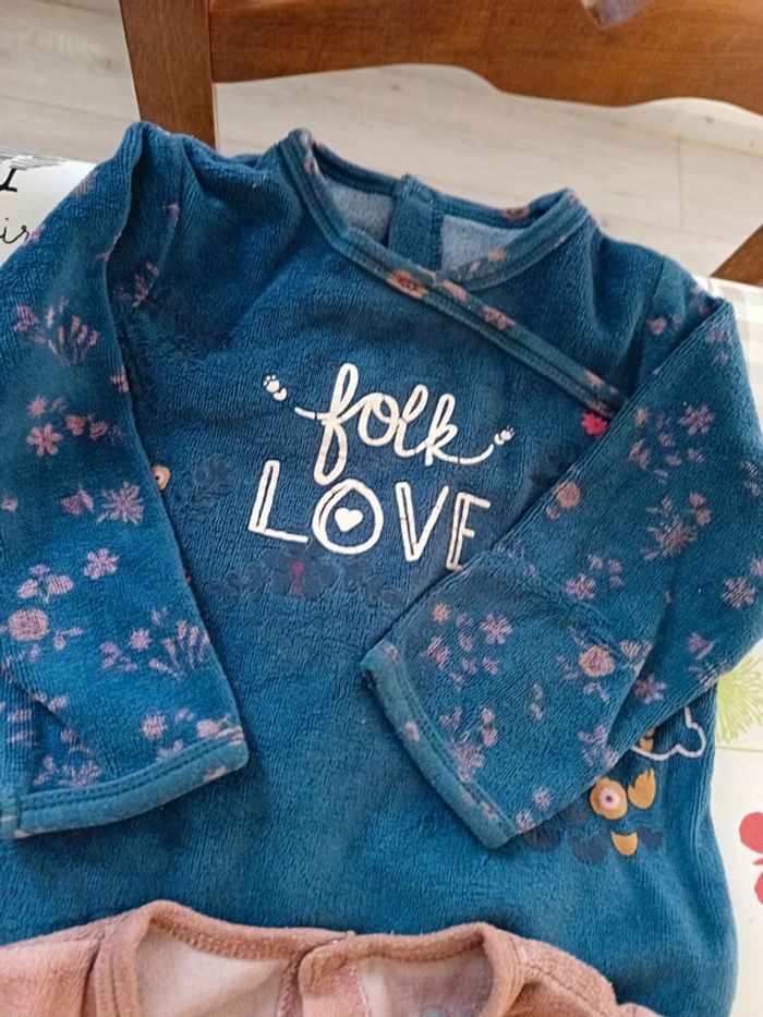 Lot 5 pyjamas hiver 9 mois - photo numéro 3