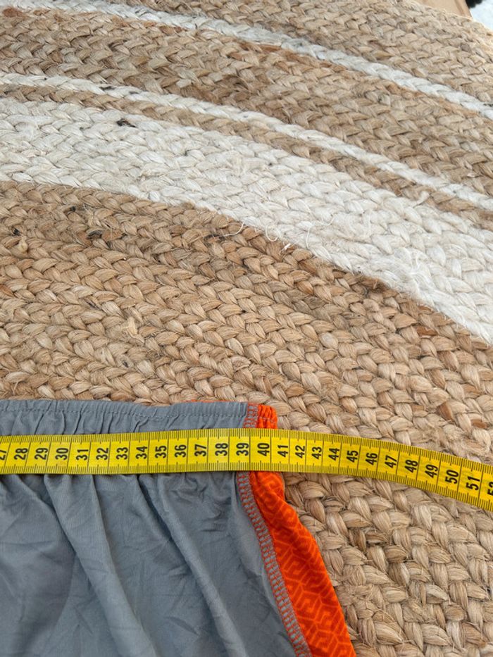 Short Genuine Merchandise Homme Gris/Orange Taille L | Très Bon État | SNVintagefr | BS1773 - photo numéro 4