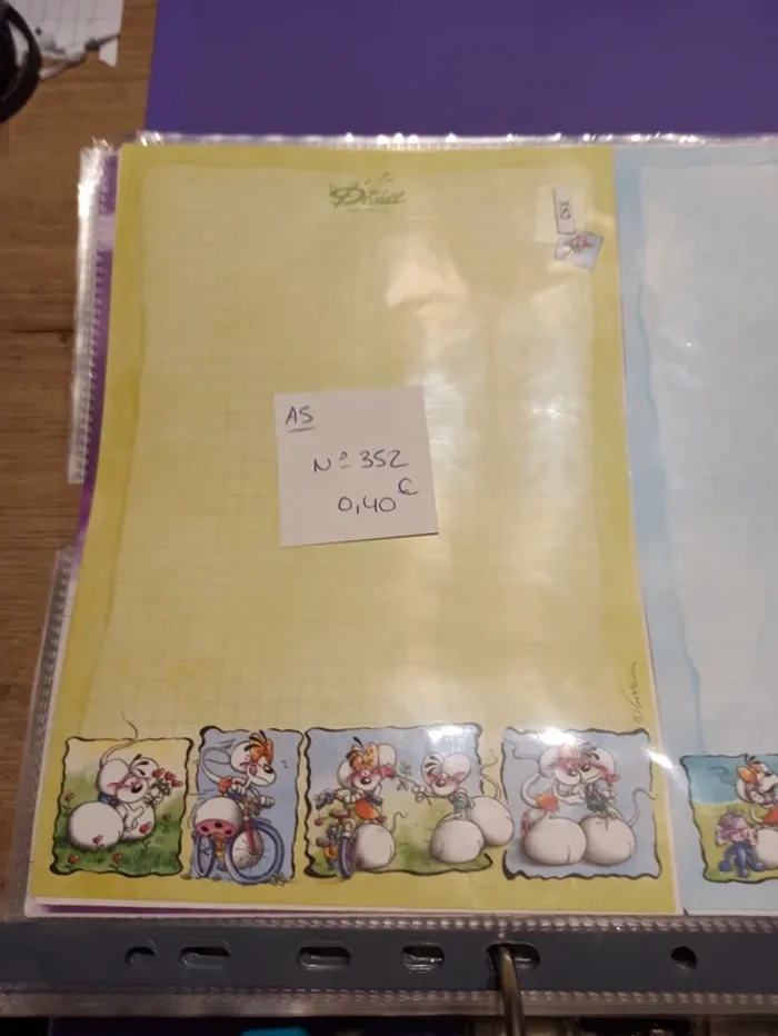 Feuille Diddl A5 352 0,40€